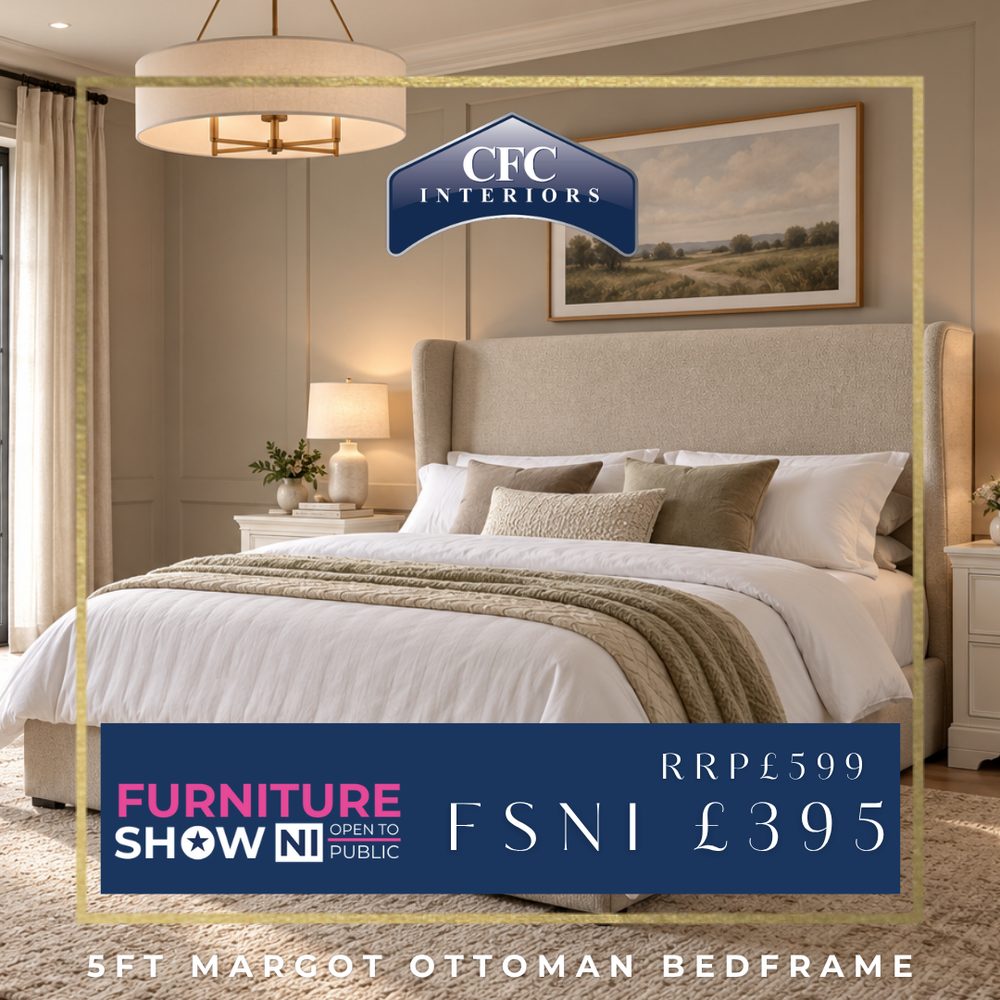 5ft Margot Ottoman Bedframe — Furniture Show NI, RRP £599 now £395