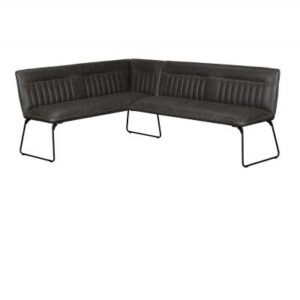 Cooper RHF Corner Bench - PU - Grey