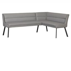 Laura LHF Corner Bench - PU - Grey