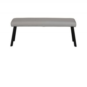 Laura Low Bench - PU - Grey