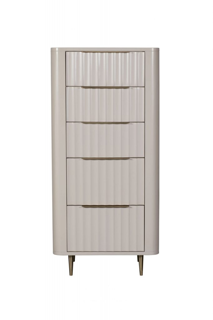 Lily Tall 5 Drawer Chest of Drawers - Image 2