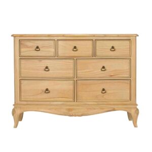 Limoges Low Wide 7 Drawer Chest of Drawers