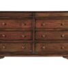 Normandie Wide 8 Drawer Chest of Drawers