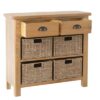 Everlee 2 Drawer 4 Basket Unit - Image 5