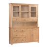 Treviso Oak Large Buffet Hutch