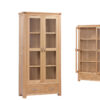 Treviso Oak Glass Display Cabinet - Image 2