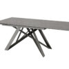 Visage Extending Dining Table - Ceramic - Grey - 1600-2400mm - Image 2