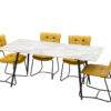 Valdero Dining Table - Marble - 1800mm - Image 4