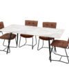 Valdero Dining Table - Marble - 1800mm - Image 7