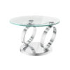 Olympia Swivel Extending Coffee Table - Clear - Image 2