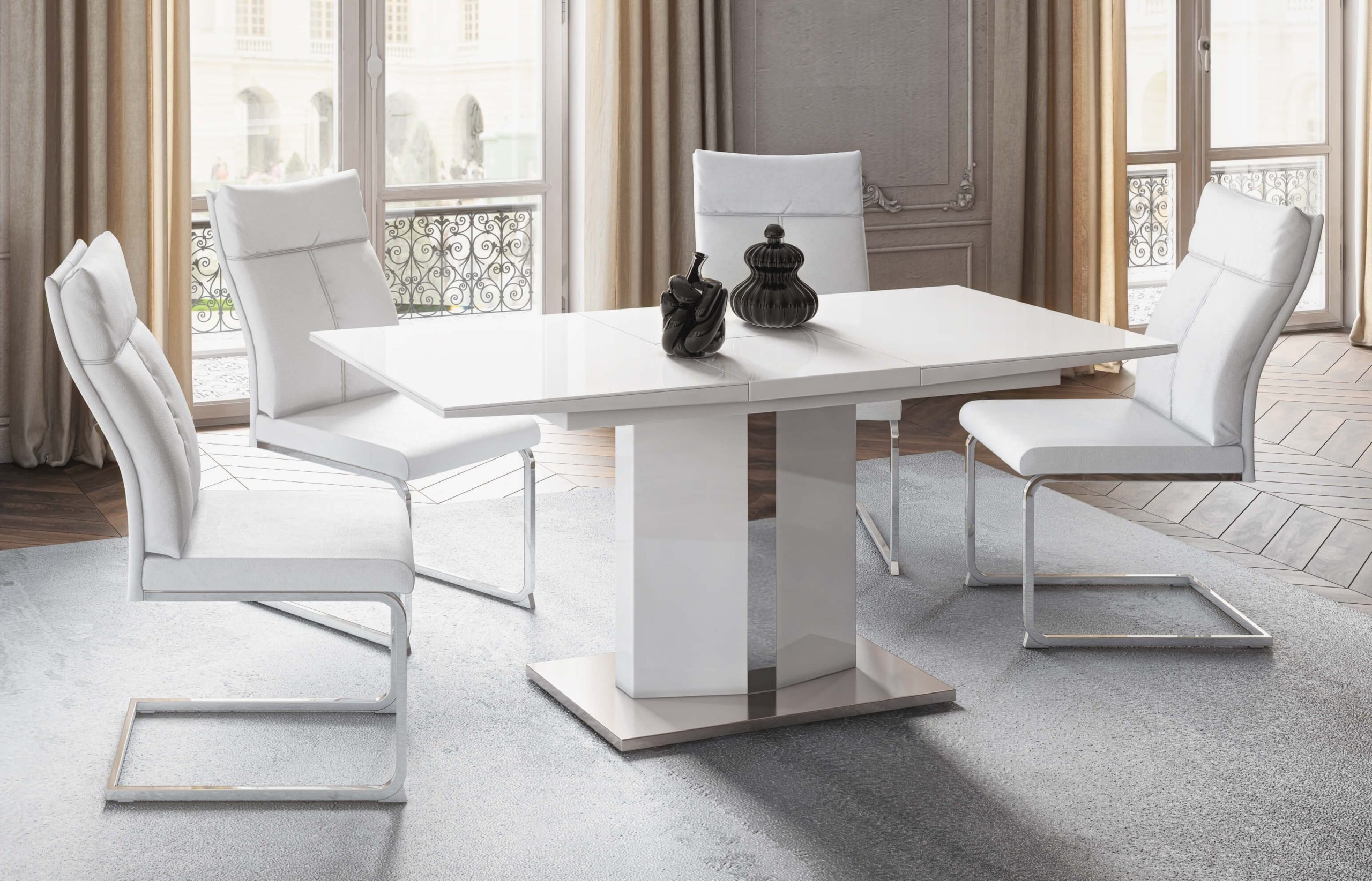 Silvio Extending Dining Table Cfc Interiors Silvio Extending Dining Table Cfc Interiors