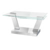 Sparta Swivel Extending Coffee Table - Clear - Image 2