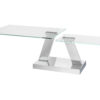 Sparta Swivel Extending Coffee Table - Clear