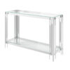 Vasari Console Table - Clear