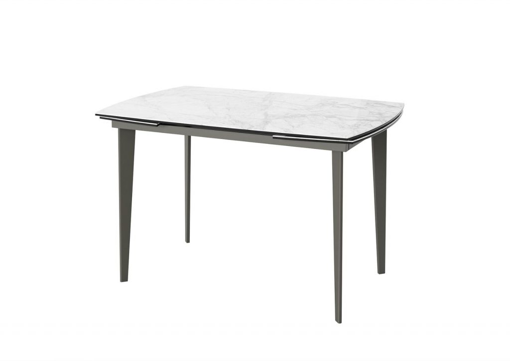 Verdi Extending Dining Table - Ceramic - Light Grey - Image 3
