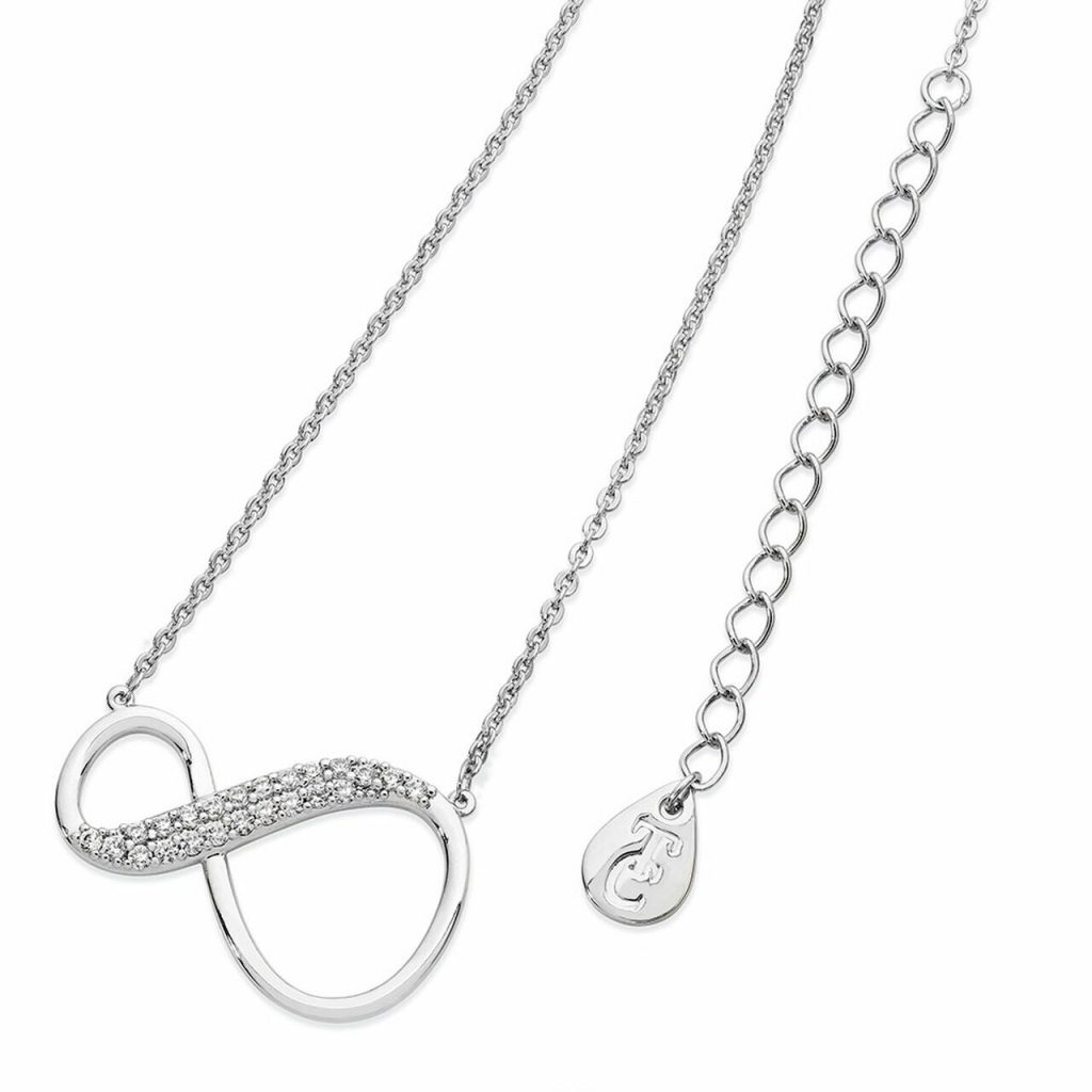 Tipperary Crystal Infinity Silver Pendant