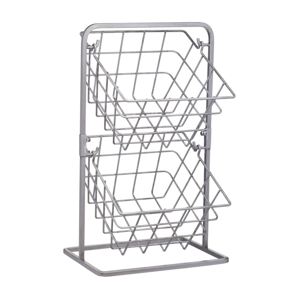 Industrial Kitchen 2 Tier Storage Basket