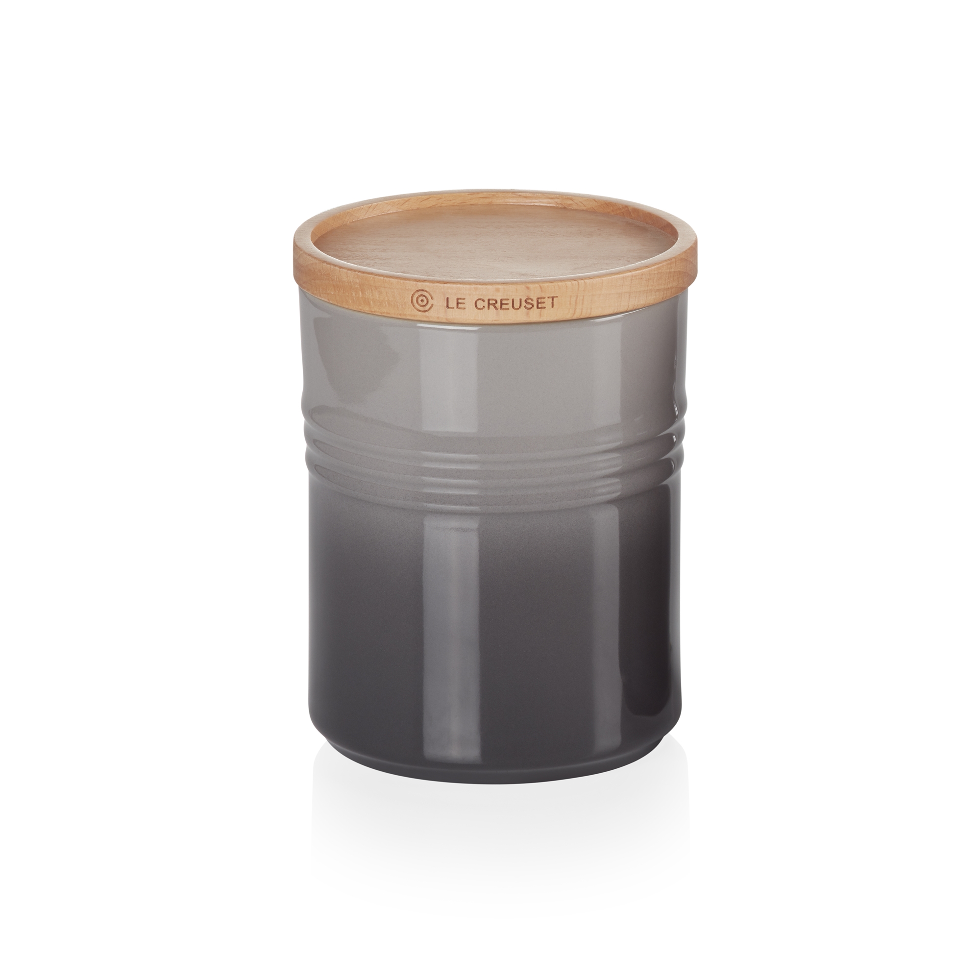 Le Creuset Stoneware Medium Storage Jar with Wooden Lid