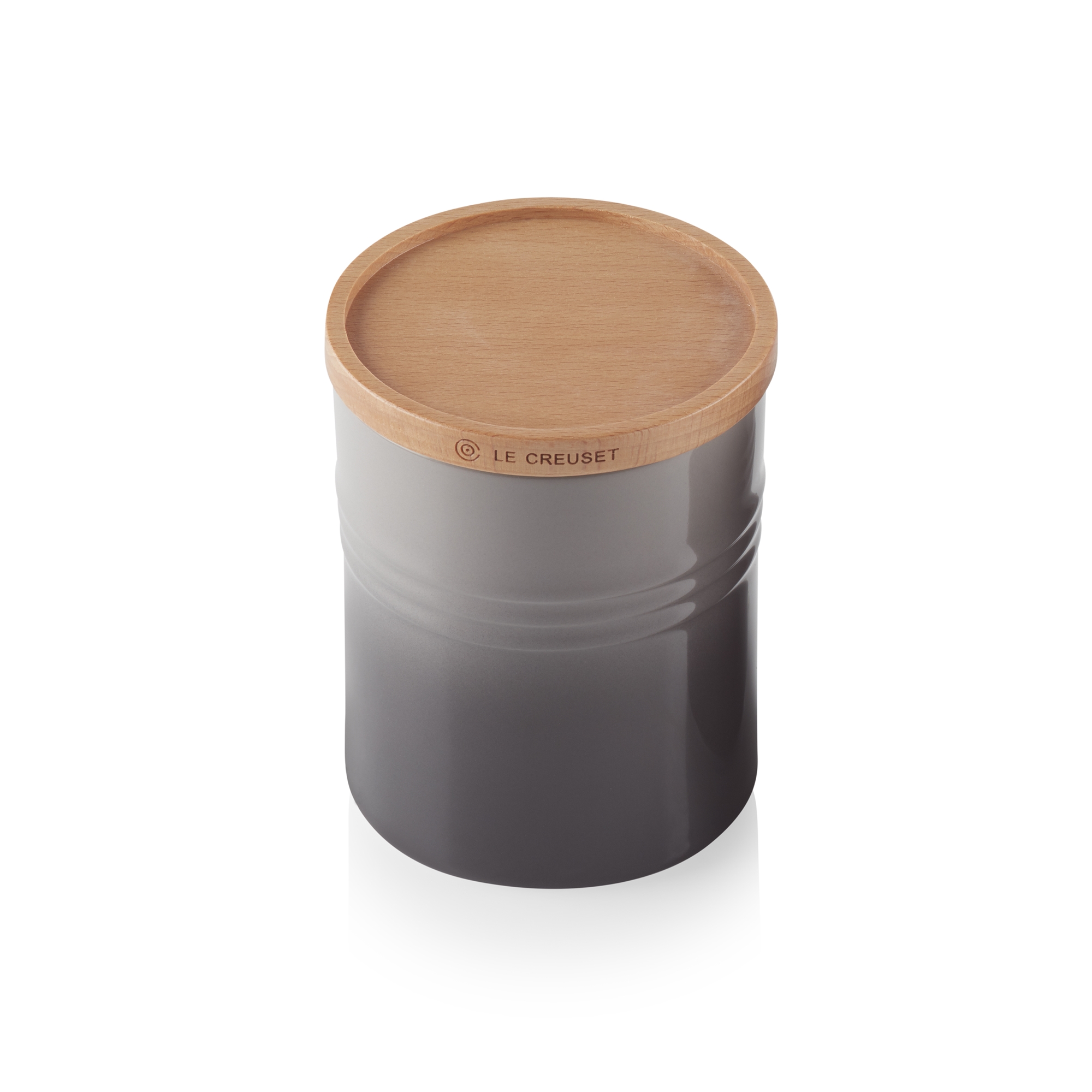 Le Creuset Stoneware Medium Storage Jar with Wooden Lid