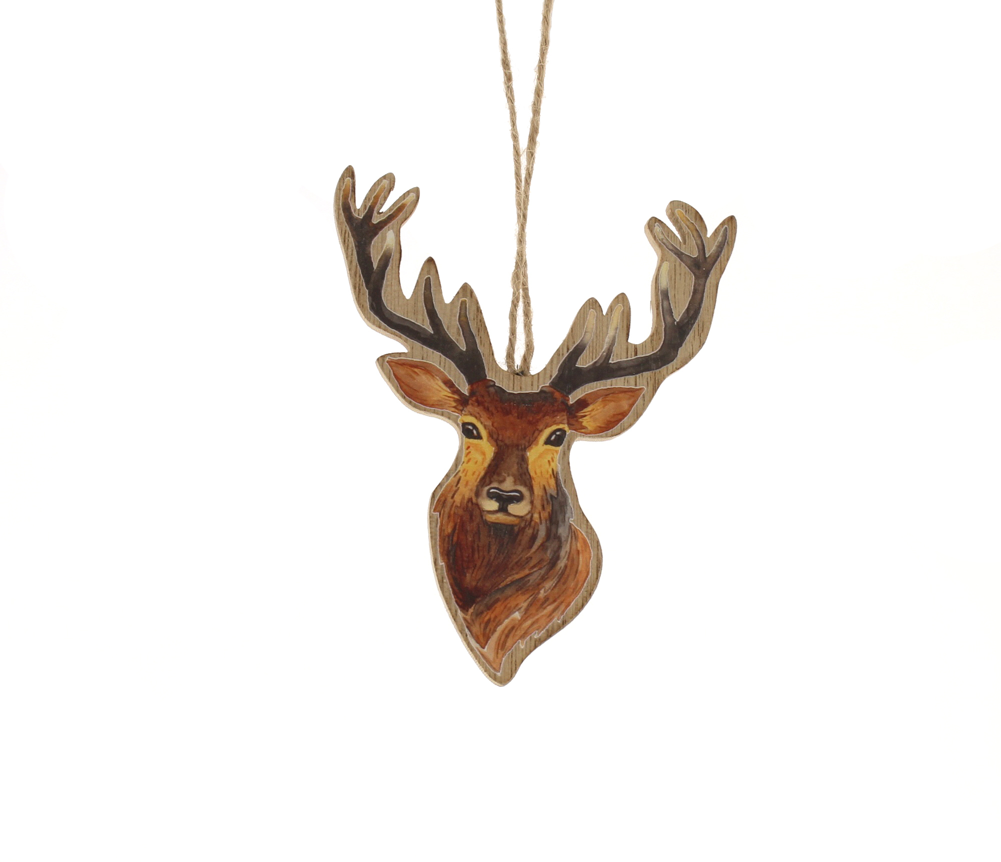 12cm Wooden Reindeer