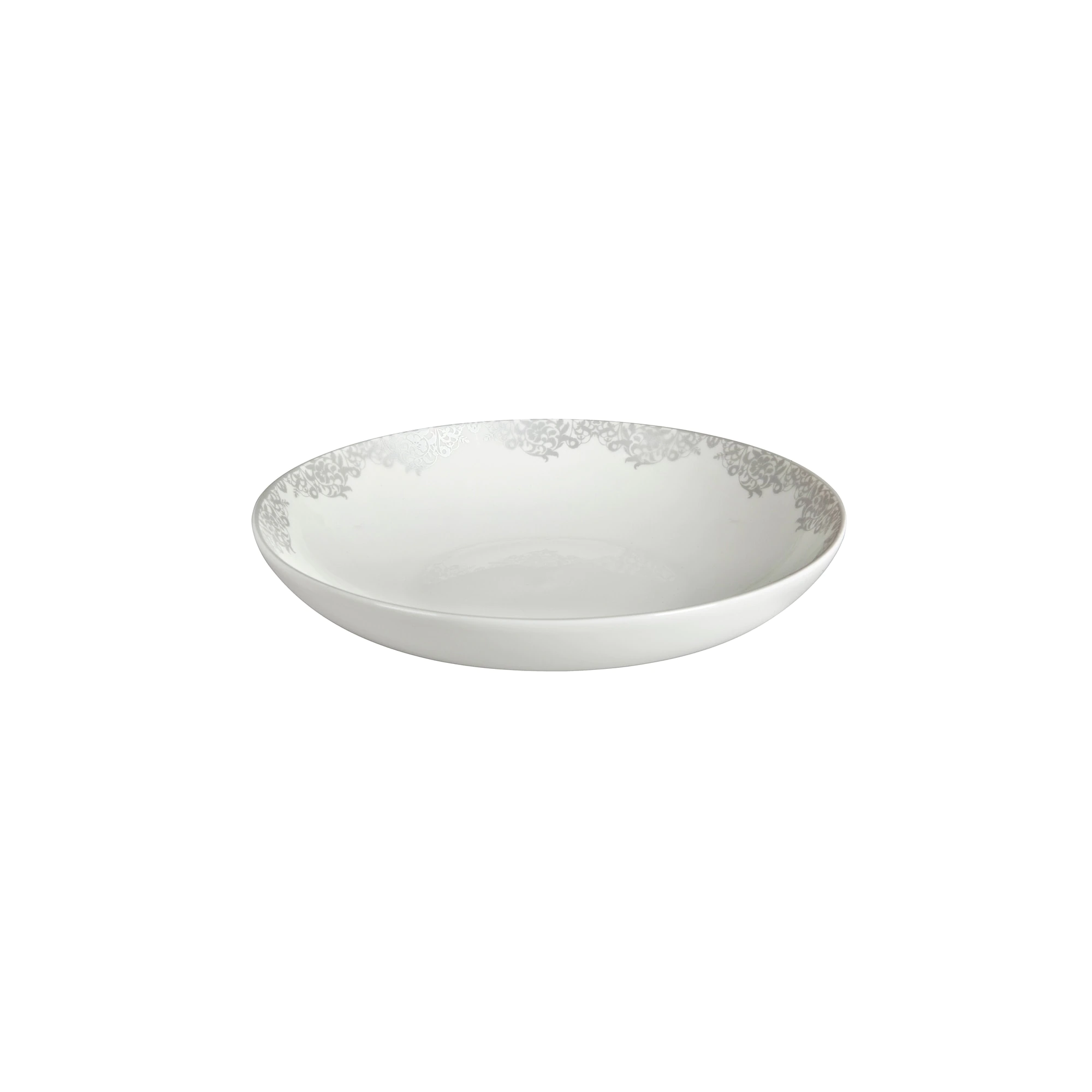 Denby Filigree Silver Pasta Bowl