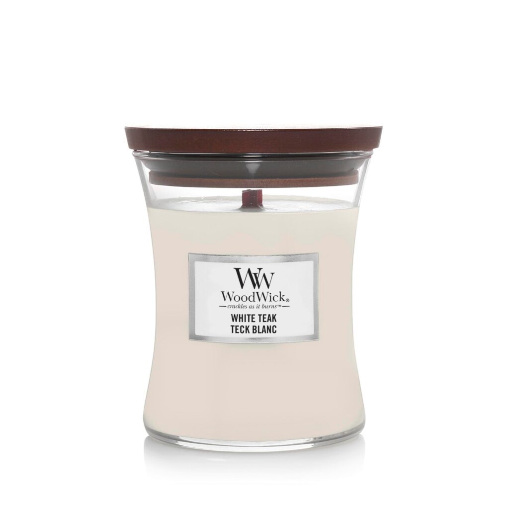 White Teak Medium Jar