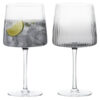 Set of Two Empire Gin Glasses Smoke - Image 2