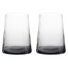 Set of Two Empire Double Old Fashioned Tumblers Smoke