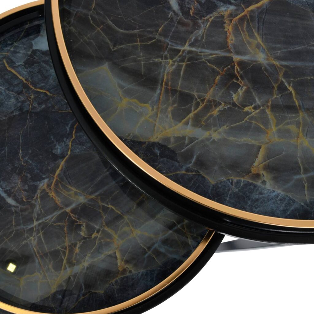 Vesuvius Black and Gold S2 Tables - Image 2