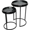 Monochrome Swirl S2 Tables