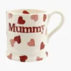 Emma Bridgewater Hearts Mummy Half Pint Mug