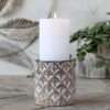 Antique Nature Pattern Candlestick 10cm - Image 2