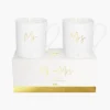Katie Loxton Mr & Mrs Mug Gift Set