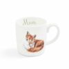 Wrendale Mum Fox Print Large Mug in Box
