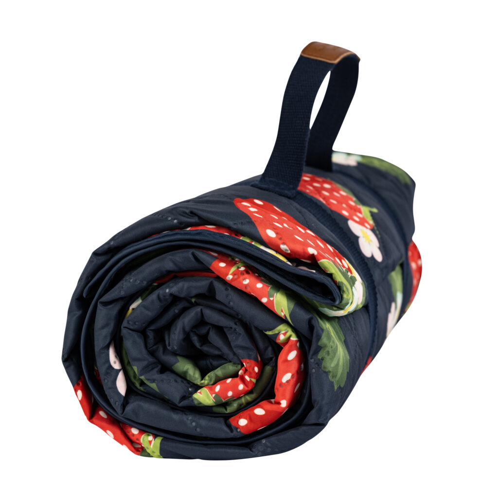 Navigate Strawberries & Cream Picnic Blanket - Image 3
