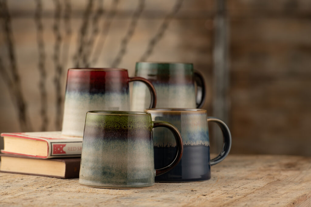 Belleek Set of 4 Aura Mugs - Image 2