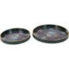 Laura Ashley Green Mathilde Set of Two Trays - Image 2