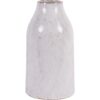 Laura Ashley White Lowick Stoneware Medium Vase