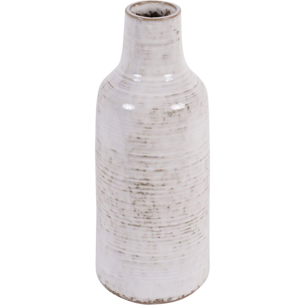 Laura Ashley White Lowick Stoneware Large Vase - Image 2