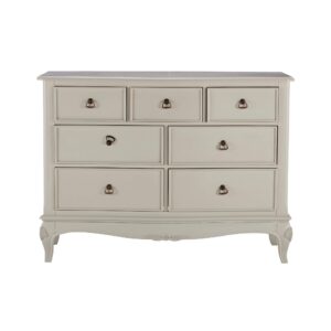 Limoges Painted 7 Drawer Low Wide Chest