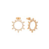 Tipperary Crystal Soleil Open Sun Earrings