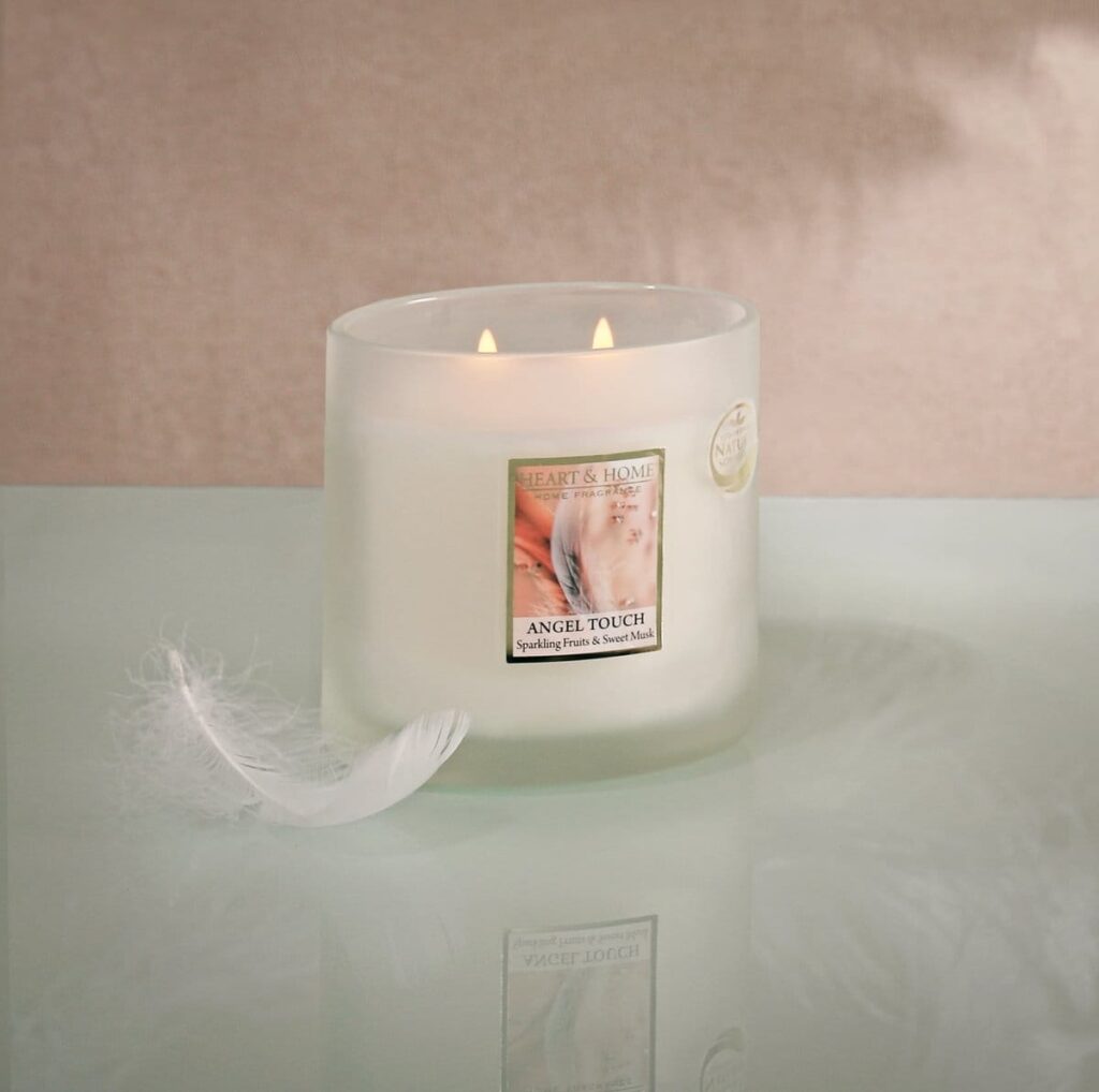 Angel Touch Twin Wick Candle - Image 2
