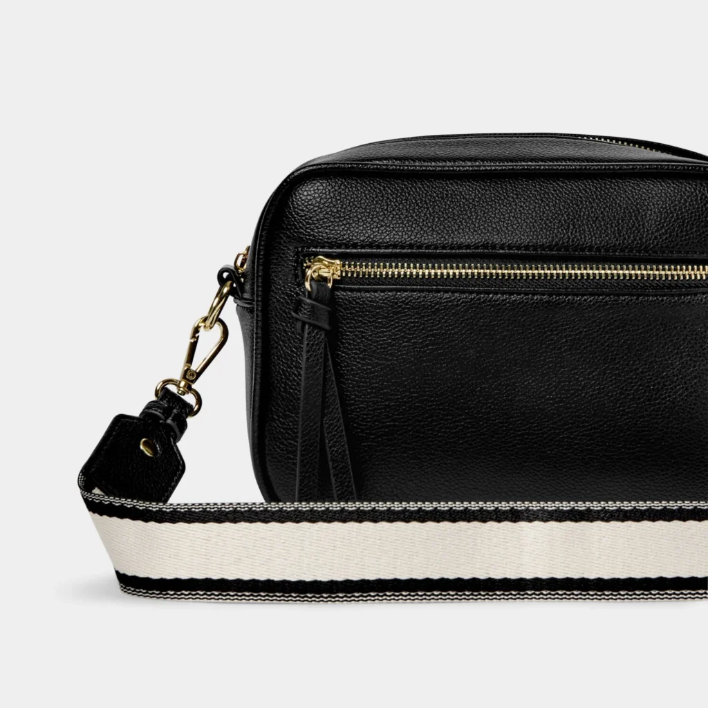 Katie Loxton Hallie Double Strap Bag Black - Image 2