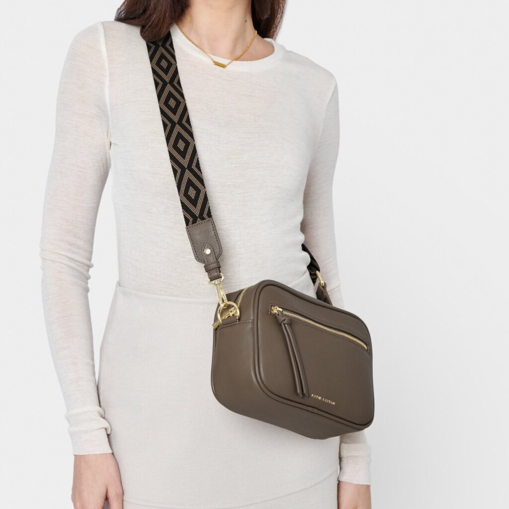 Katie Loxton Hallie Double Strap Bag Mink - Image 4