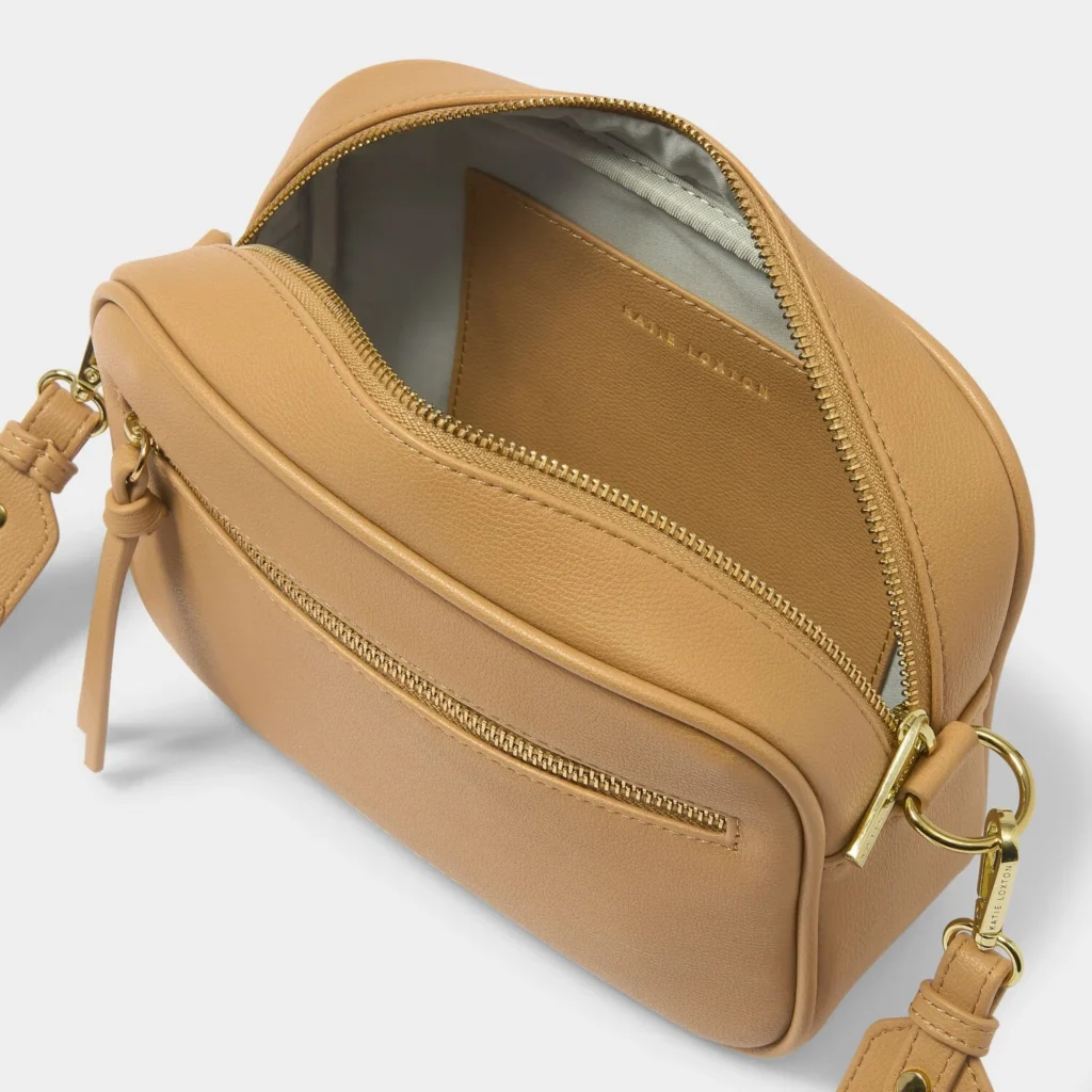 Katie Loxton Hallie Double Strap Bag Camel - Image 3