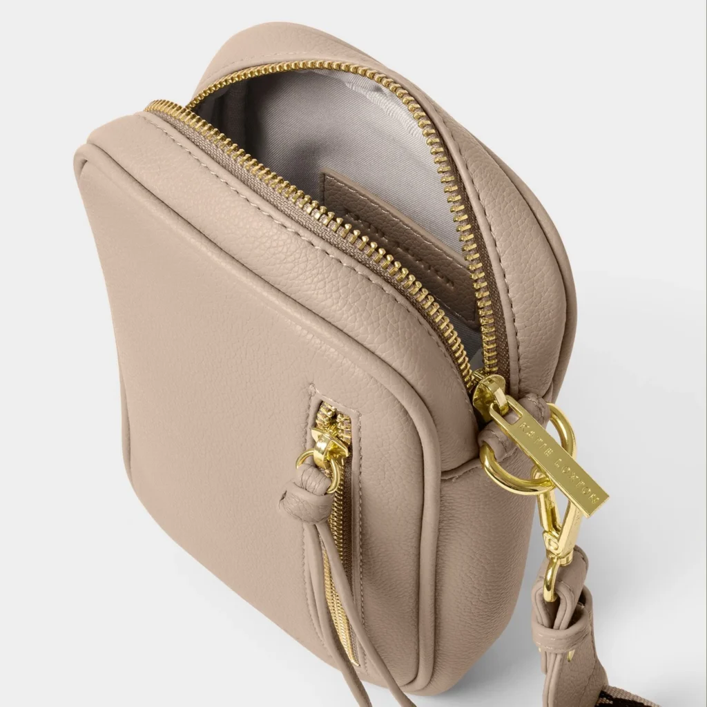 Katie Loxton Hallie Small Crossbody Taupe - Image 2