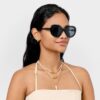 Katie Loxton Rhodes Sunglasses Black - Image 3
