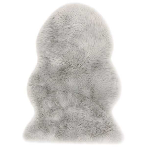 Asiatic Auckland Single Faux Sheepskin silver