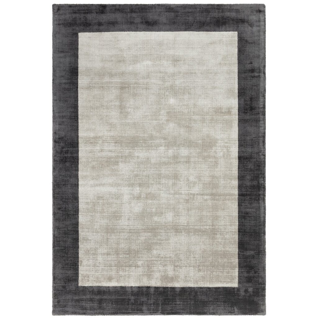 Asiatic Blade Border 160×230 charcoal silver