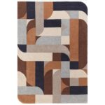Asiatic Matrix Klotski Terracotta MAX88 120x170
